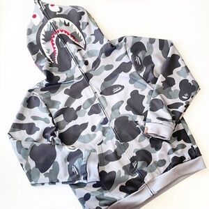Shark Jaw Camo Hoodie Jacket